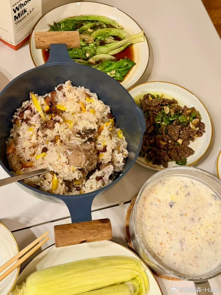 自己动手丰衣足食！杨瀚森晒中国菜配文：🍳家的味道