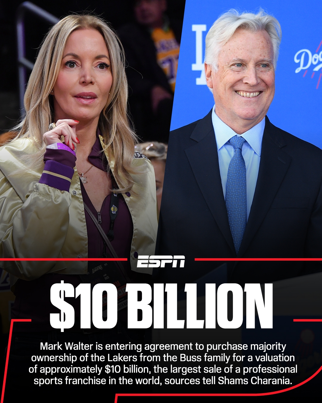 湖人百亿卖队！名记：该交易预计在未来几个月得到NBA董事会批准