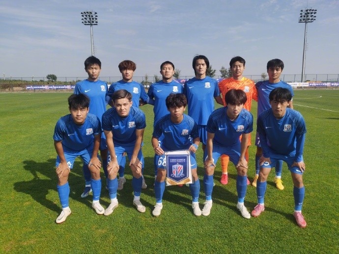 青少年精英联赛（U21组）晋级赛第6轮，上海申花6-1战胜昆明城星